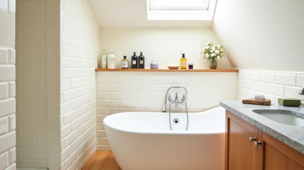 Petite salle de bain strasbourgeoise : gagner de la place sans sacrifier le style